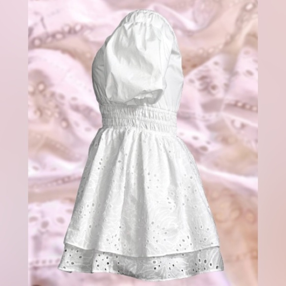 NWT Lilly Pulitzer Axelle Eyelet romper Sz 6 - Picture 2 of 5